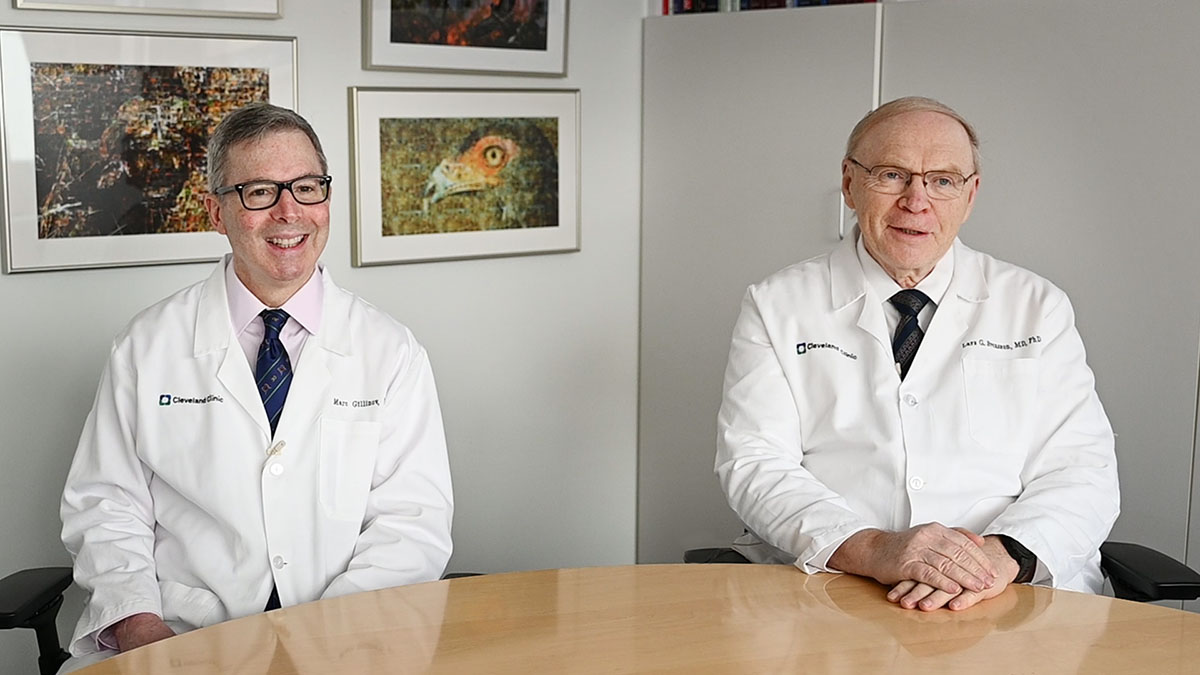 Drs. Lars Svensson and Marc Gillinov, leaders of Cleveland Clinic’s Heart, Vascular & Thoracic Institute.