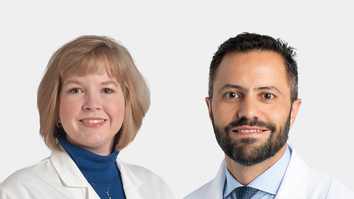 Sarah Sydlowski, AuD, PhD, MBA (left), Marc Bassim, MD (right)