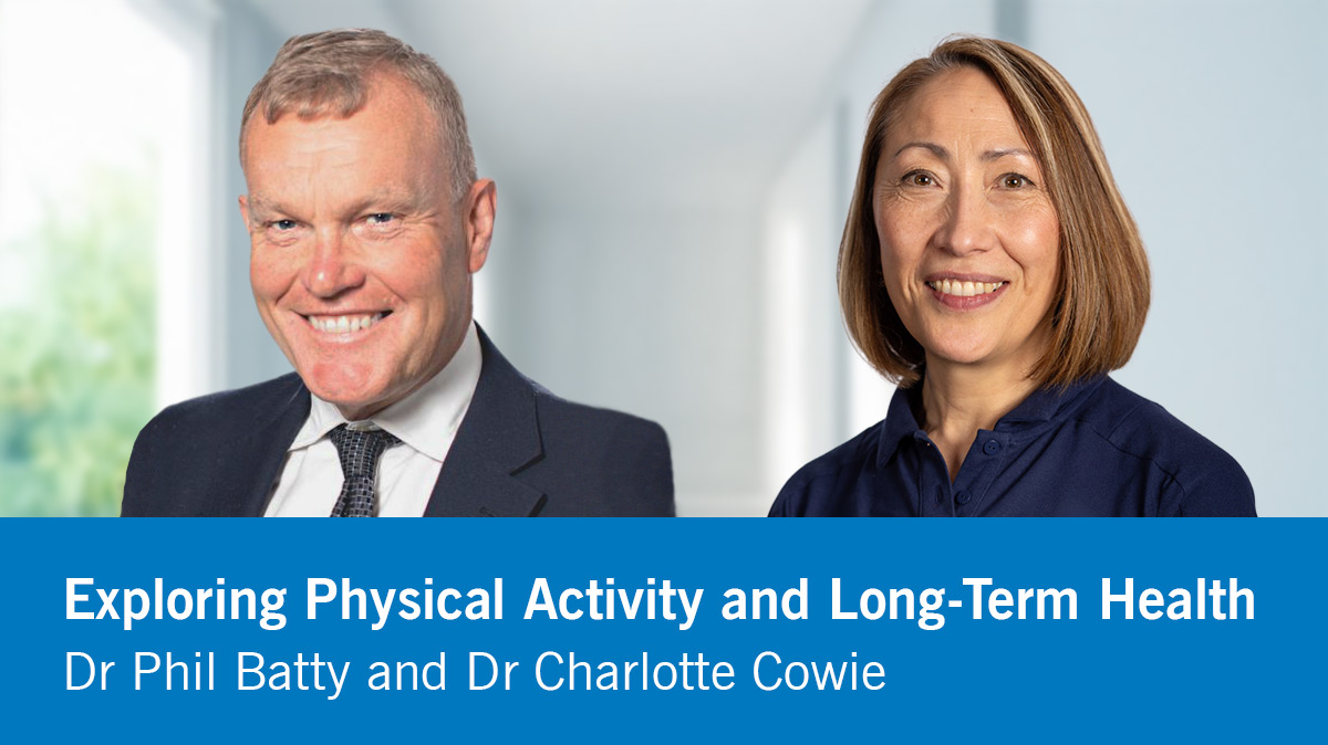 Dr Phil Batty and Dr Charlotte Cowie