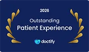 Doctify 2026 Outstanding Patient Experience Award logo
