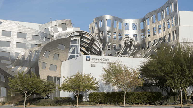 Exterior of the Lou Ruvo Center in Nevada.