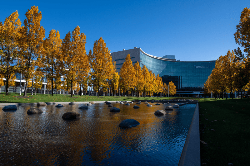Exterior of Cleveland Clinic Main Campus