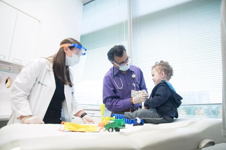 doctor with patient