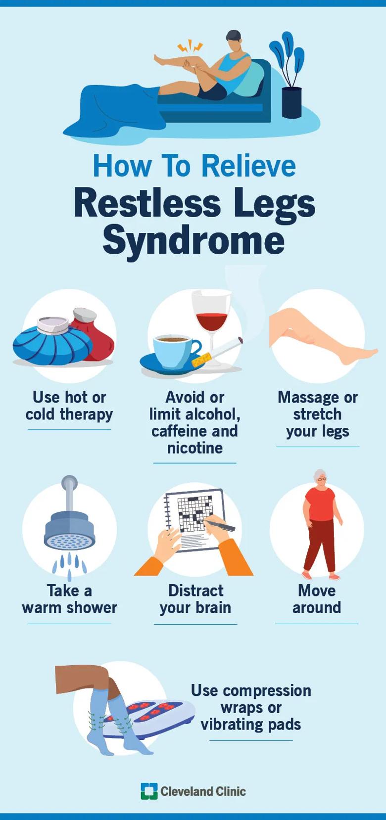 At-home ways to relieve restless legs syndrome