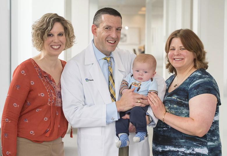 Cleveland Clinic Taussig Cancer Center leukemia patient names baby after doctor