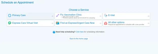 Schedule an appointment