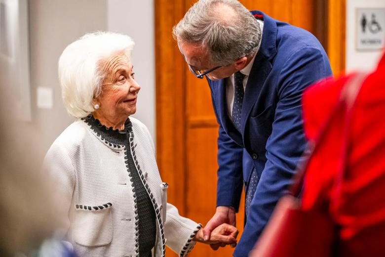 Dr. Mihaljevic and Norma Lerner