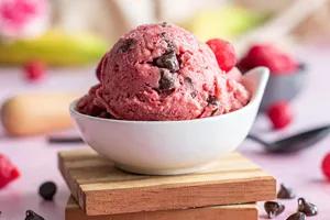 Cherry chocolate chunk ice cream