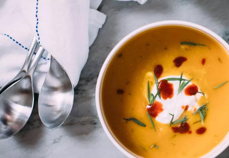 Recipe: Curried Squash and Sweet Potato Soup 