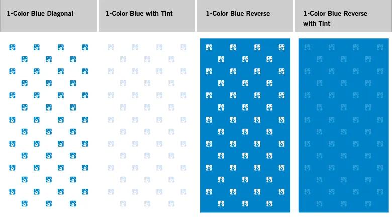 Cleveland Clinic children's one color blue diagonal logo