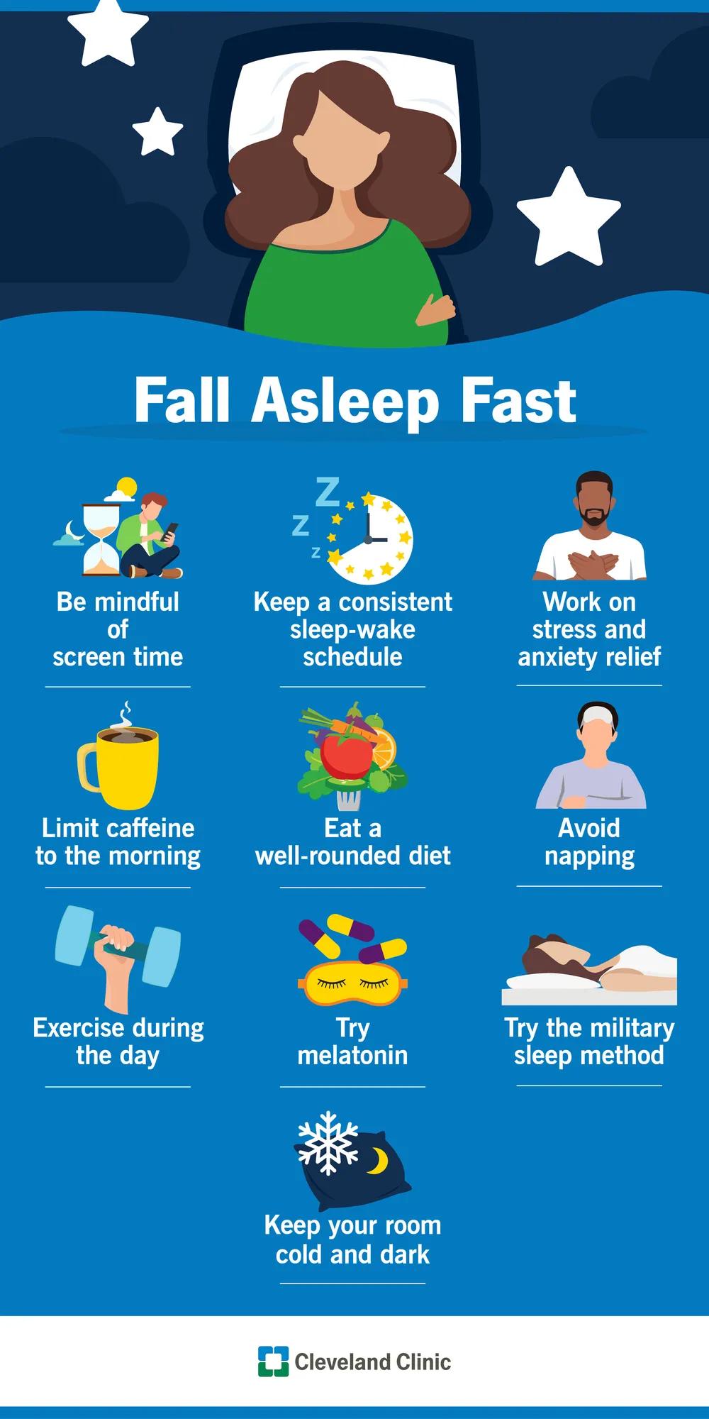 Ways to fall asleep fast