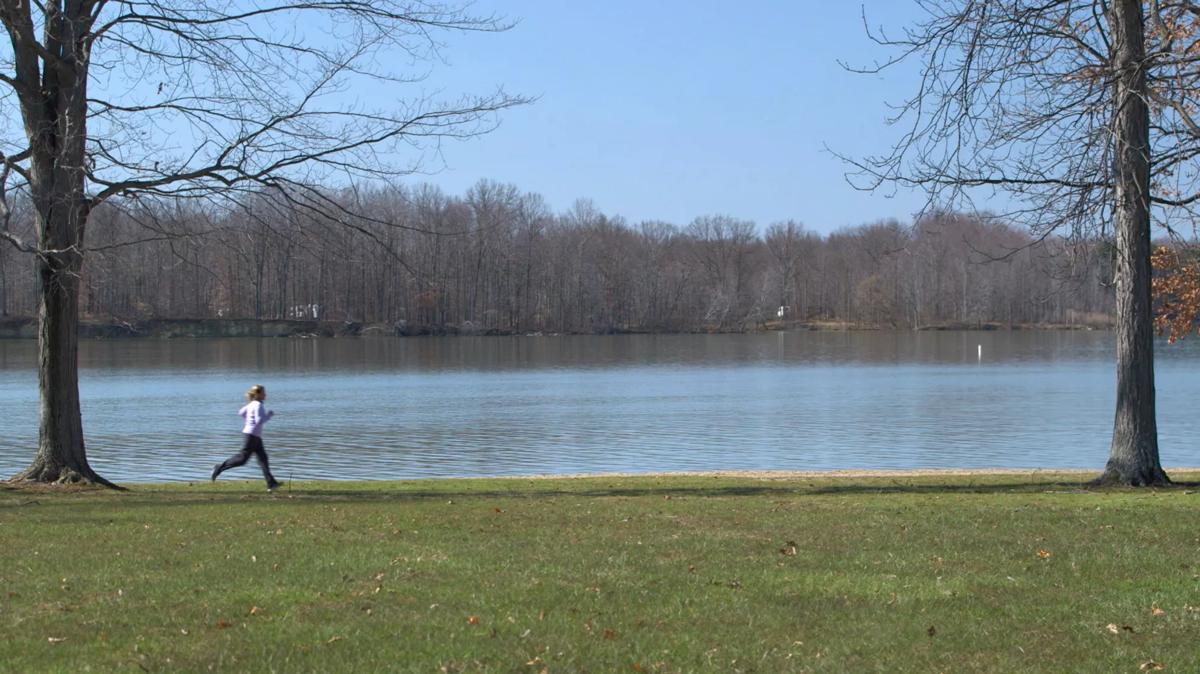 Deanna training for the Transplant Games near her home in Ravenna, Ohio / courtesy Eversight Ohio and the Cleveland Eye Bank Foundation