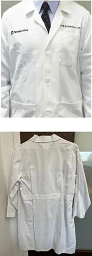 Staff coat (front and back)