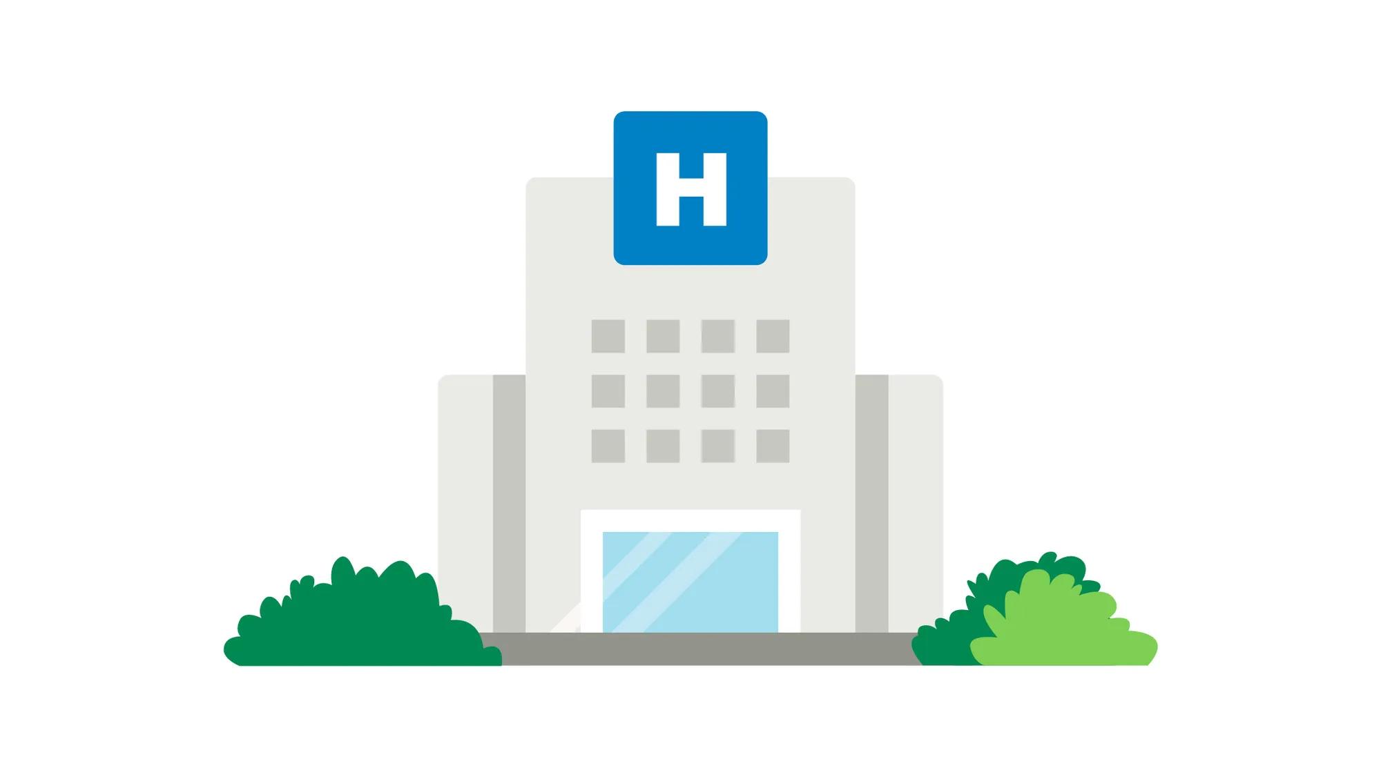 Onbrand vector hospital
