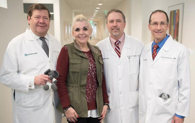 Cleveland Clinic doctors and brain cancer survivor