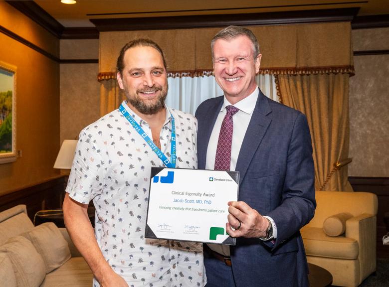 Dr. Jacob Scott and Dr. Geoff Vince