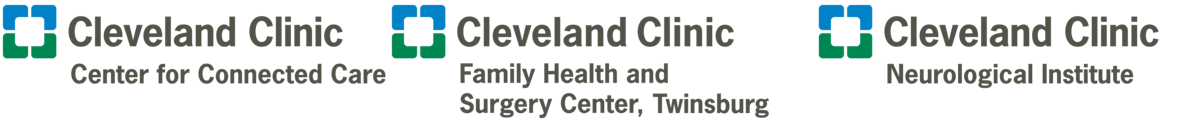 Cleveland Clinic logos + descriptor