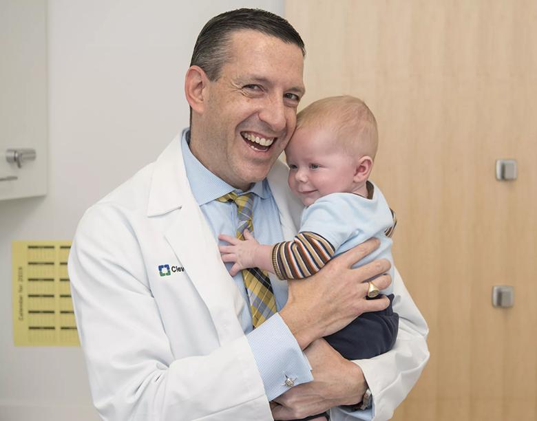 Cleveland Clinic Taussig Cancer Center leukemia patient names baby after doctor