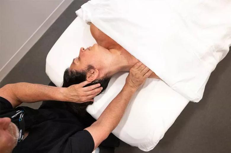 Patient receives massage