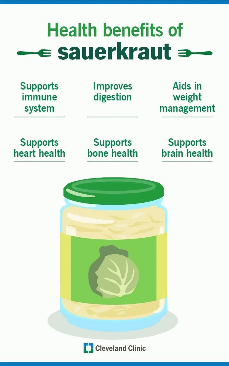 Health benefits of sauerkraut