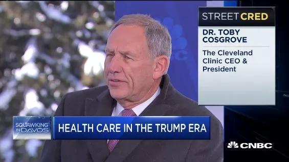 CNBC’s Squawk Box Hosts Toby Cosgrove, M.D., At The World Economic Forum