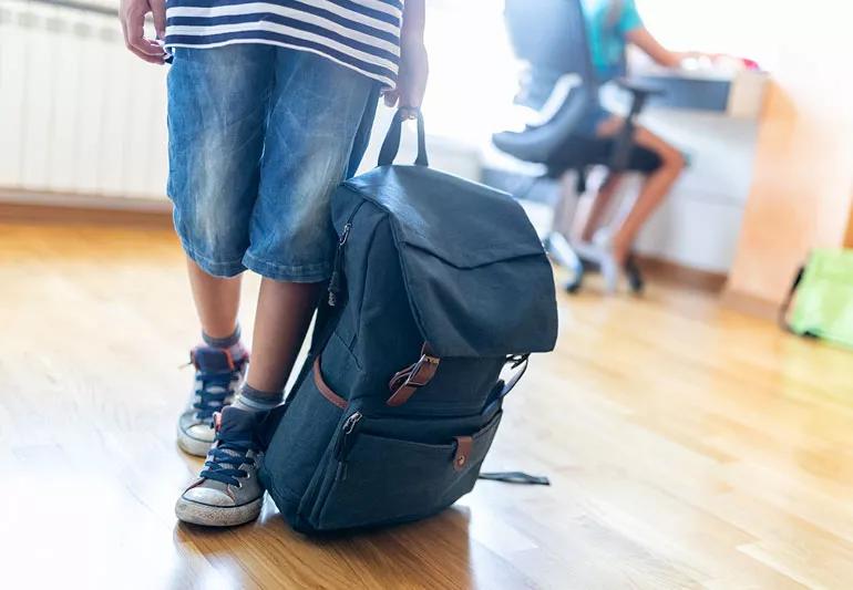 Take a weight off your child: beware of heavy backpacks