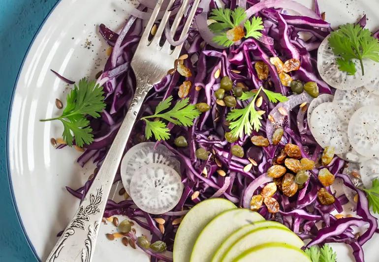Cabbage Onion Salad