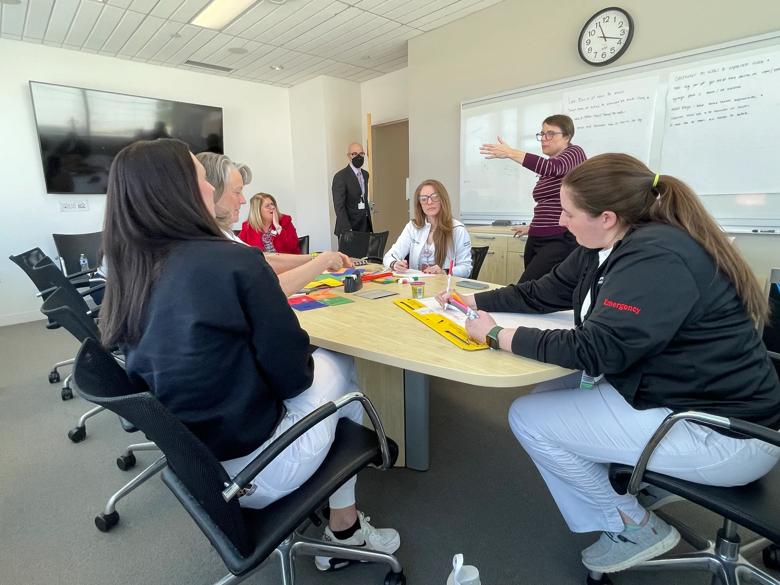 An image of a breakout session.