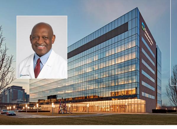 Adjei &#8211; Cleveland Clinic_Taussig_DuskExterior_FromSouthEast &#8211; Copy