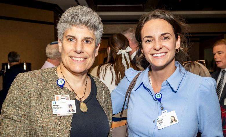 Margot Damaser, PhD, and Morgan Carter, PhD