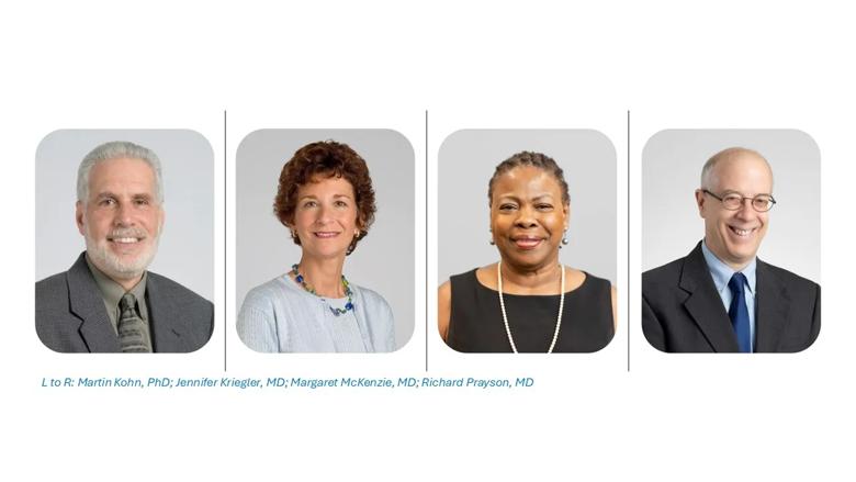 Martin Kohn, PhD; Jennifer Kriegler, MD; Margaret McKenzie, MD; Richard Prayson, MD