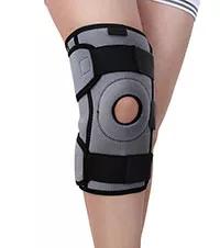 Woman suffering knee pain while walking