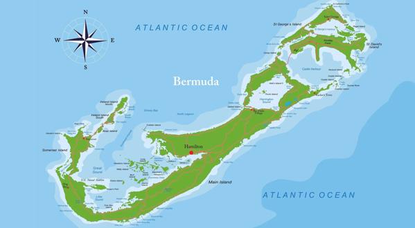 Map of Bermuda