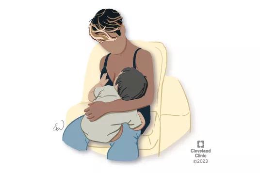 Upright breastfeeding