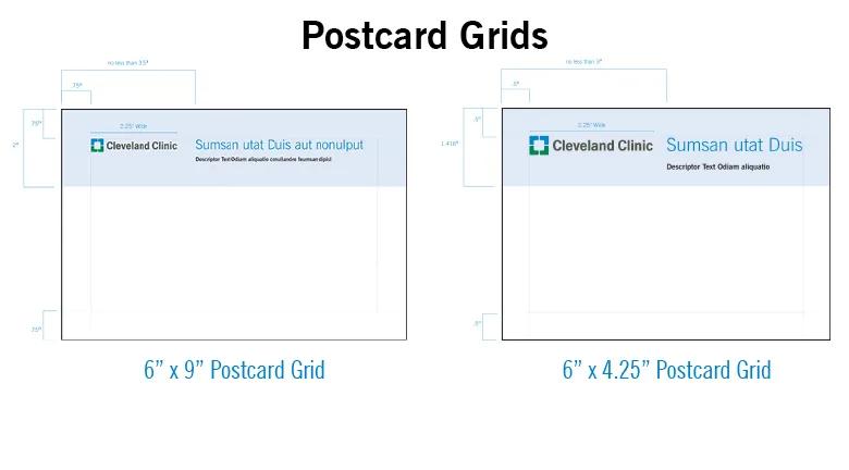 Examples of postcard grids