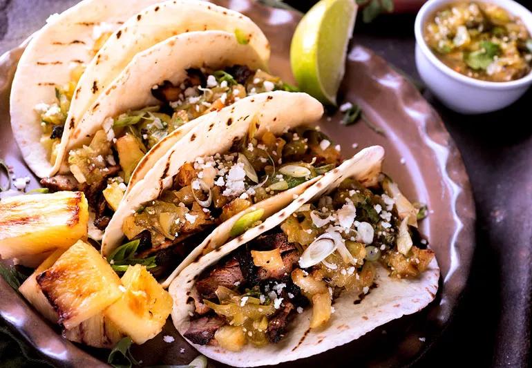 Recipe pork tenderloins with tomatillo sauce
