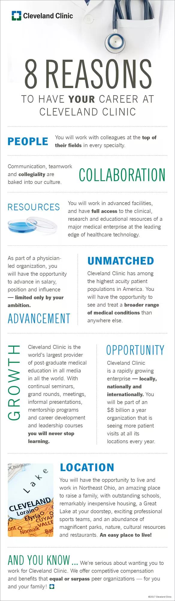 8 Reasons to Start Your Career at Cleveland Clinic