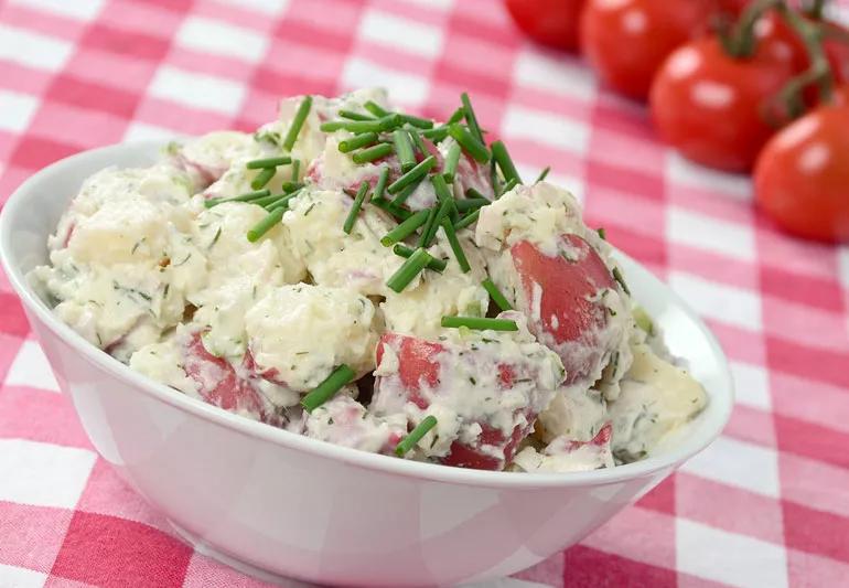 creamy red potato salad