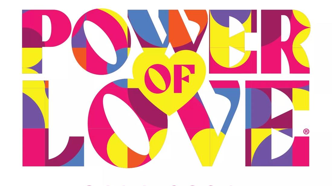 Colorful logo for 27th annual Power of Love Gala