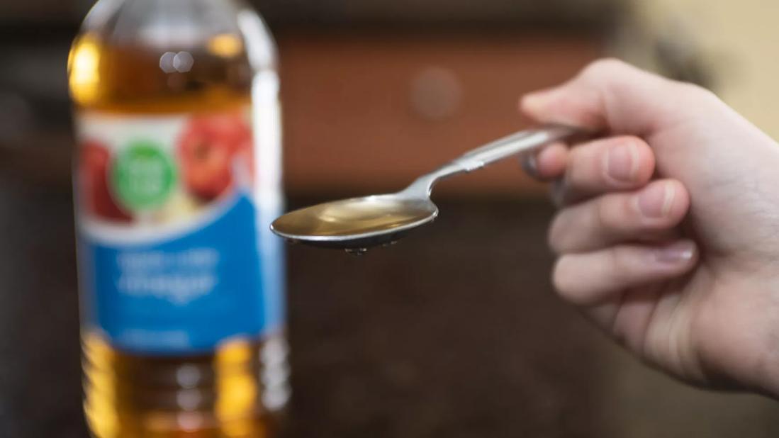 Spoonful of apple cider vinegar