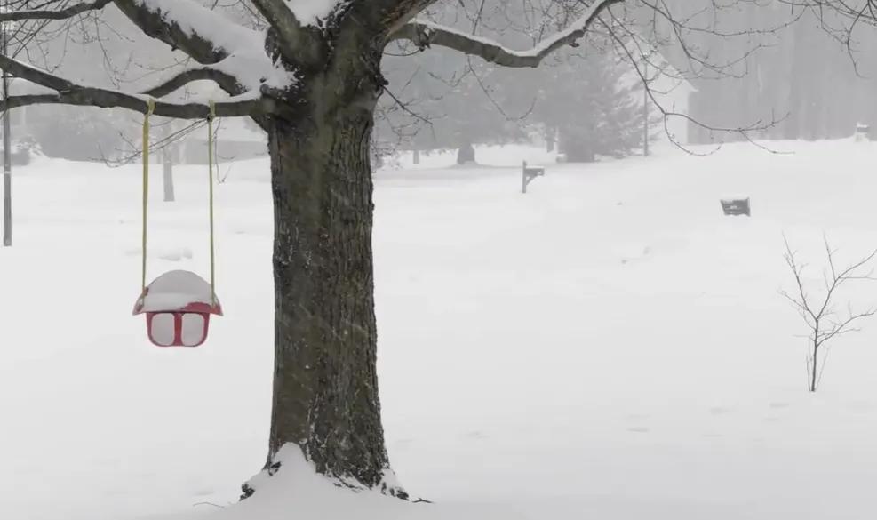 Snow-outside