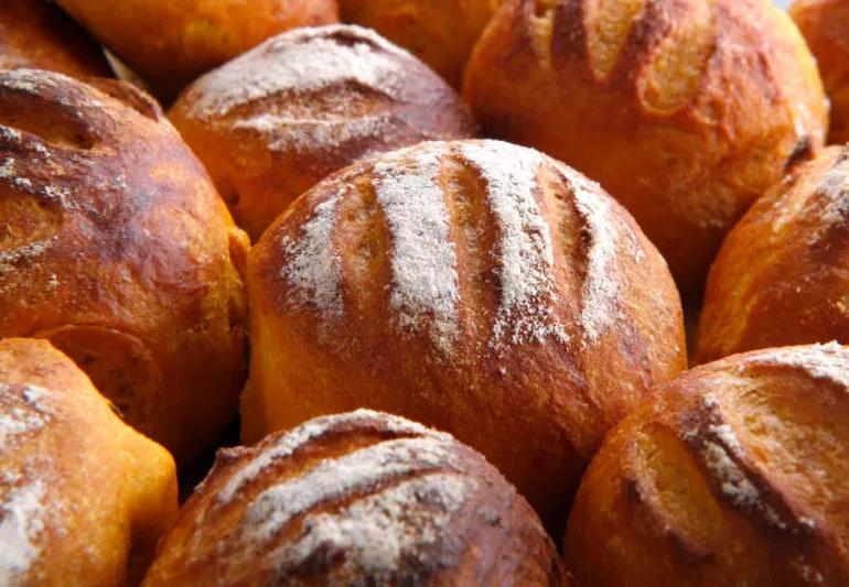 Spiced, Sweet Potato Quick Bread Rolls