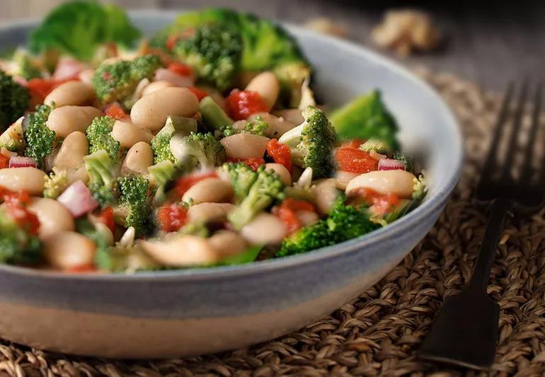 recipe broccoli bean salad
