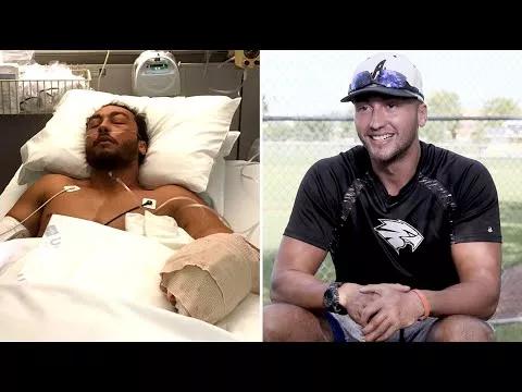 Baseball Player Throws Again After Losing Hand in Lawnmower Accident