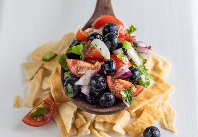 Blueberry Jalapeno salsa