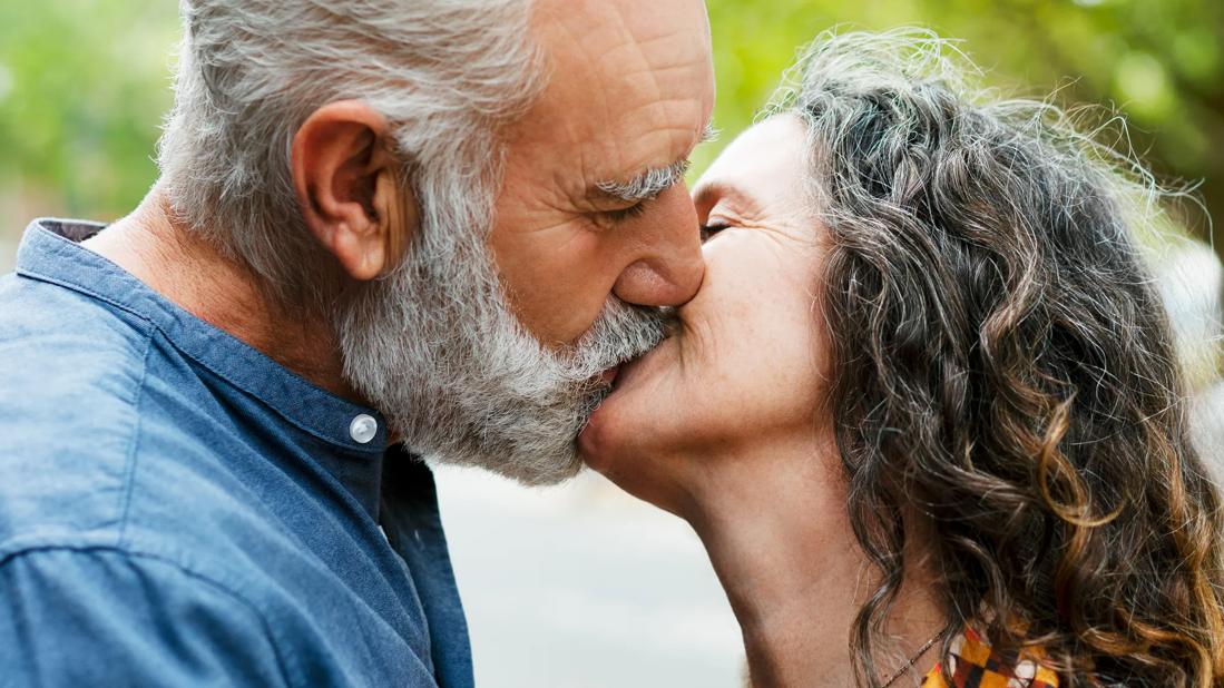 Couple kissing