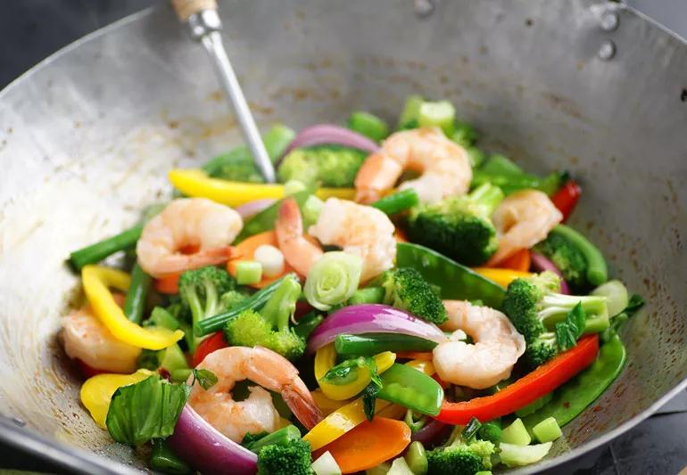 healthy stir fry asian food