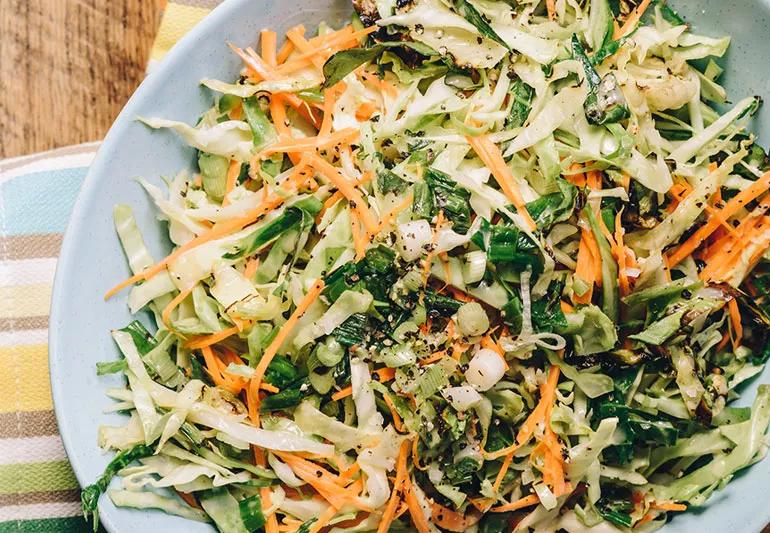 Grilled southwestern slaw