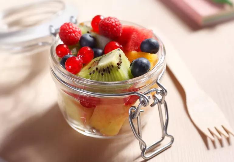 heart healthy mixed fruit snack