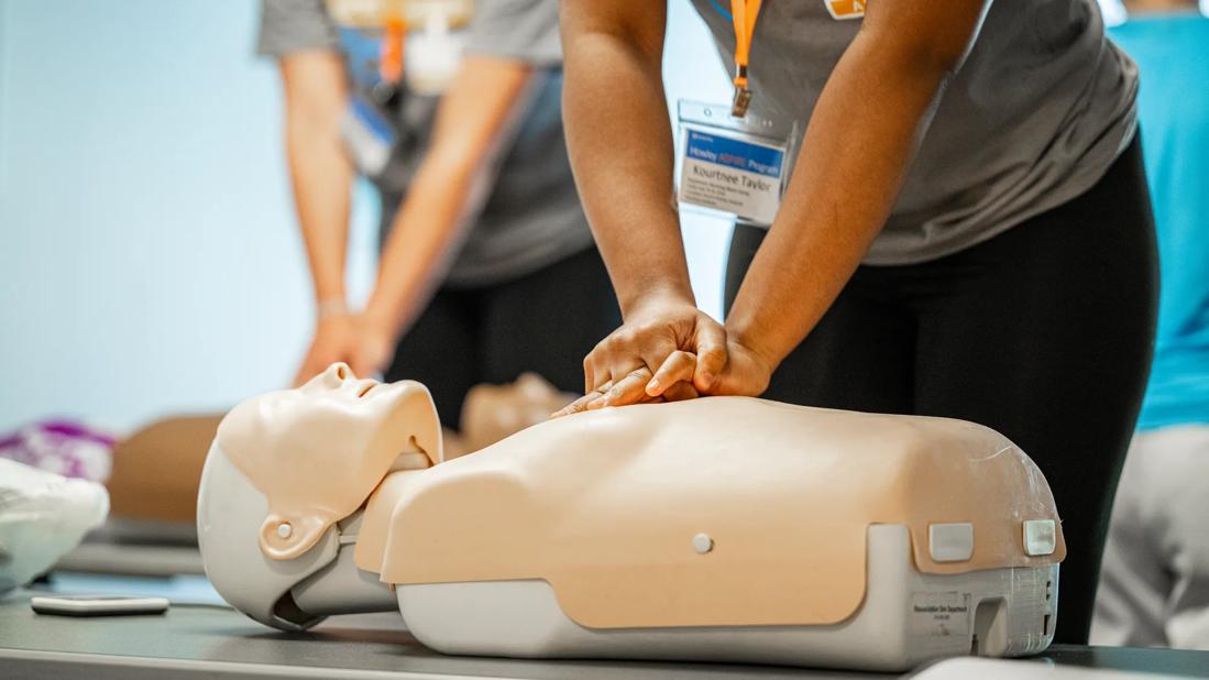 CPR training